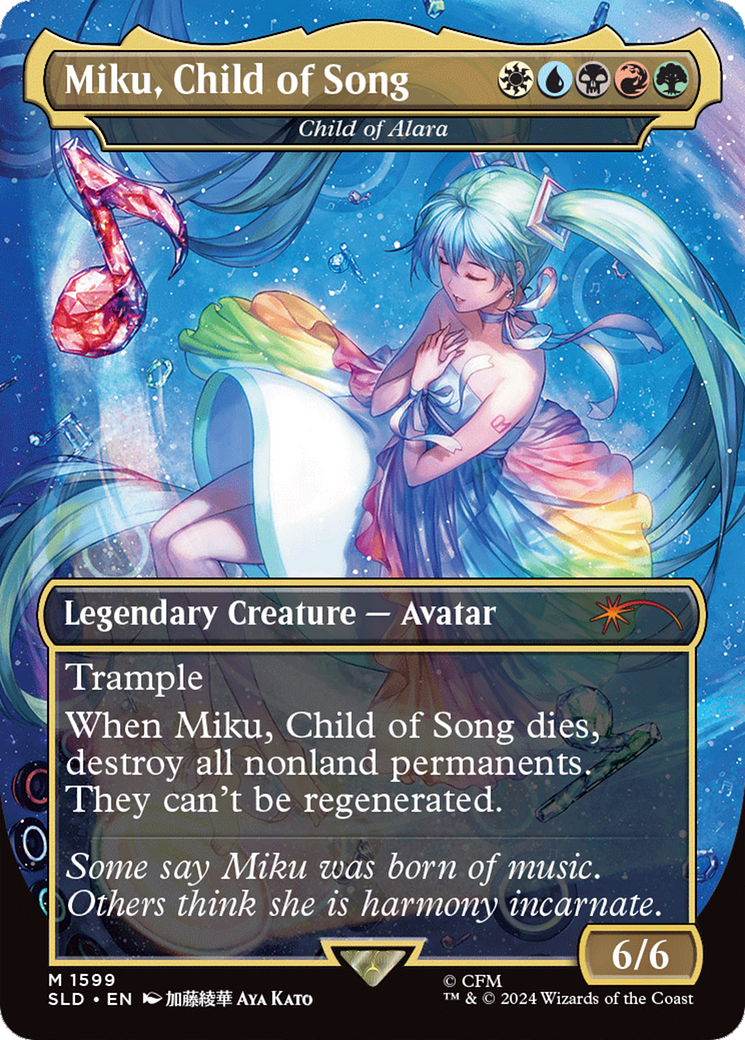 Miku, Child of Song - Child of Alara [Secret Lair Drop Series] | Tables and Towers