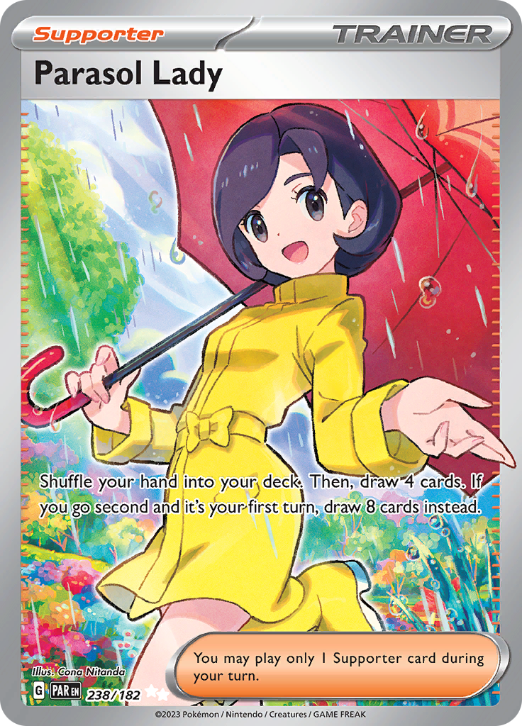 Parasol Lady (238/182) [Scarlet & Violet: Paradox Rift] | Tables and Towers