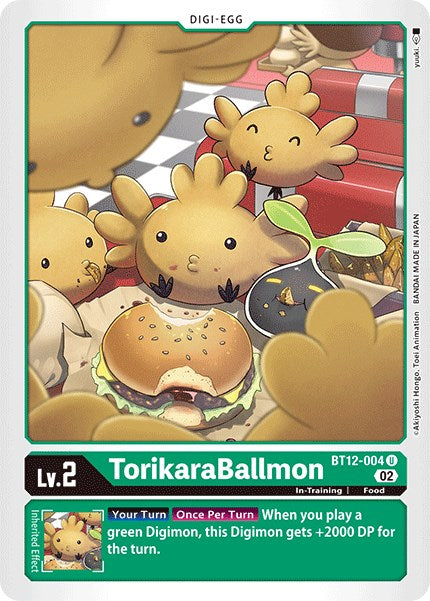 TorikaraBallmon [BT12-004] [Across Time] | Tables and Towers