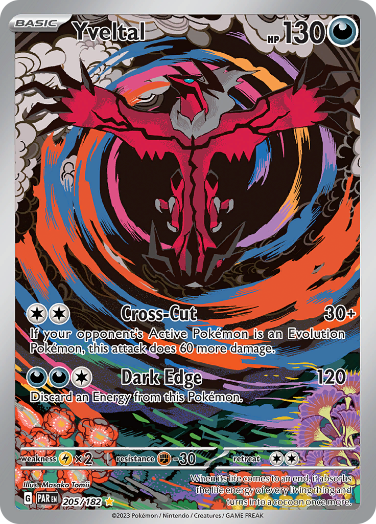 Yveltal (205/182) [Scarlet & Violet: Paradox Rift] | Tables and Towers