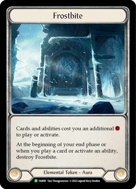 Frostbite [FAB081] (Promo)  Cold Foil | Tables and Towers