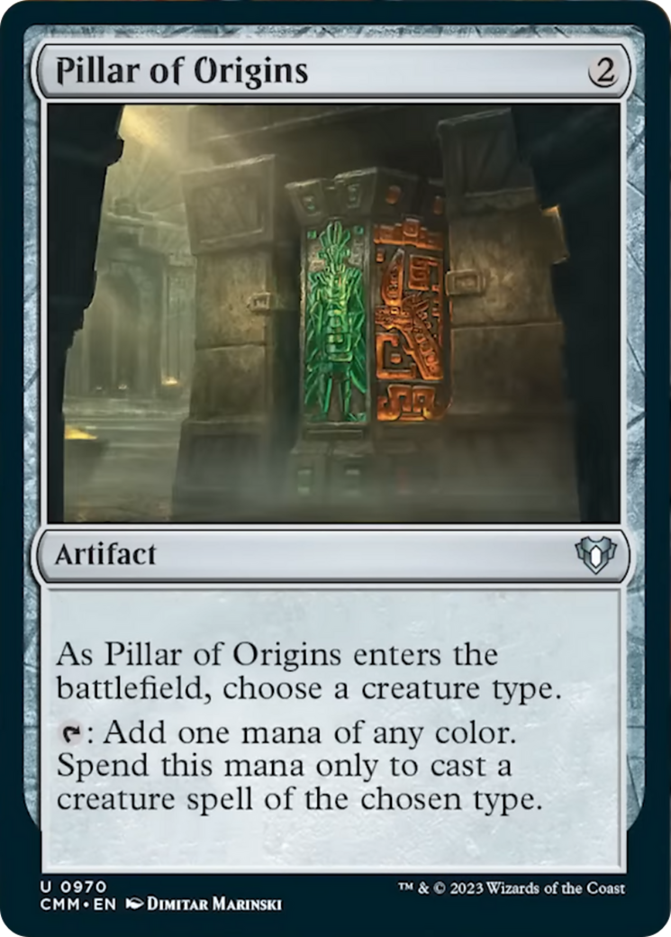 Pillar of Origins [Commander Masters] | Tables and Towers