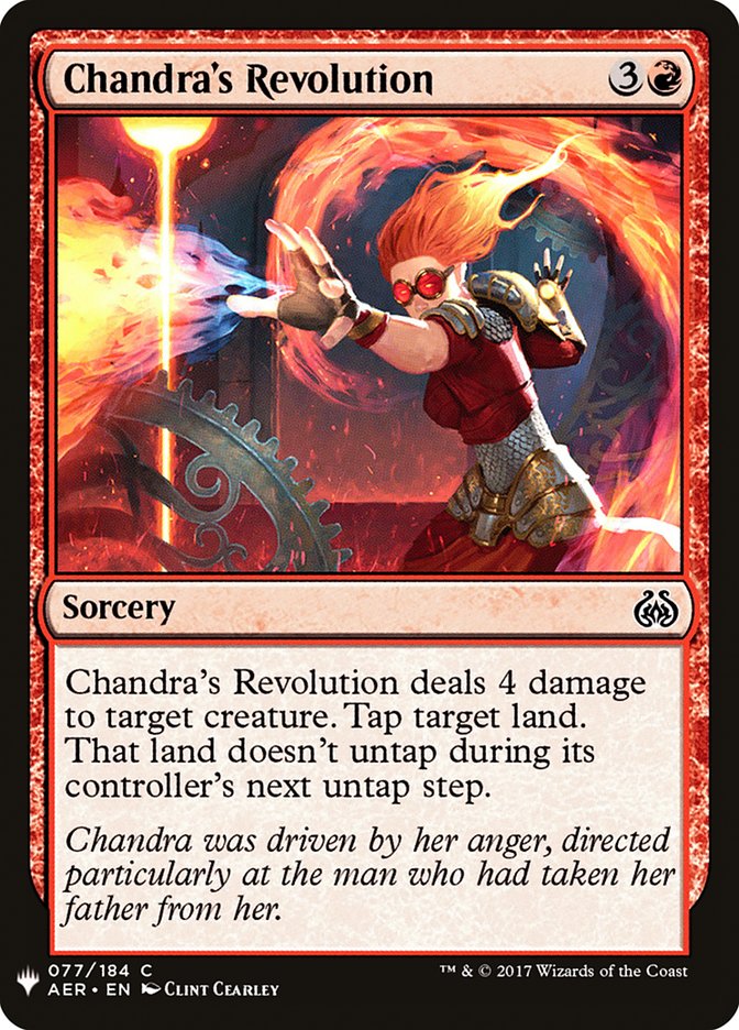 Chandra's Revolution [Mystery Booster] | Tables and Towers