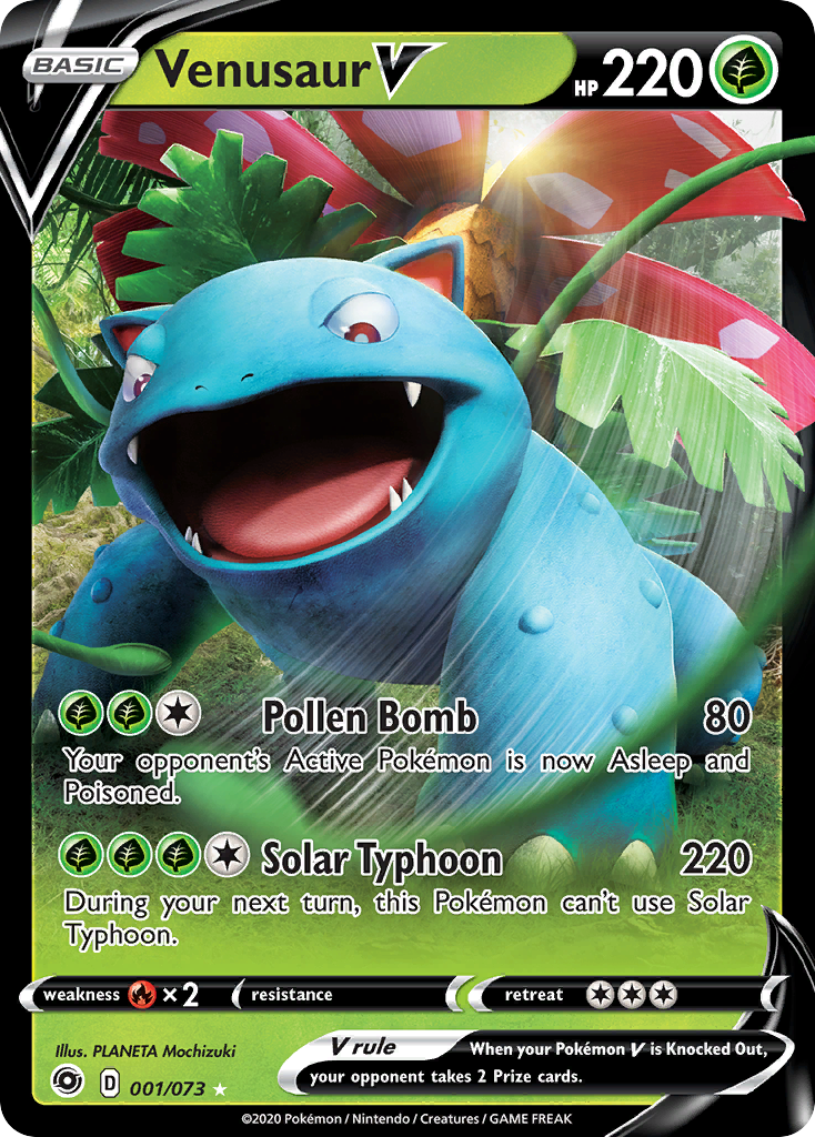 Venusaur V (001/073) [Sword & Shield: Champion's Path] | Tables and Towers