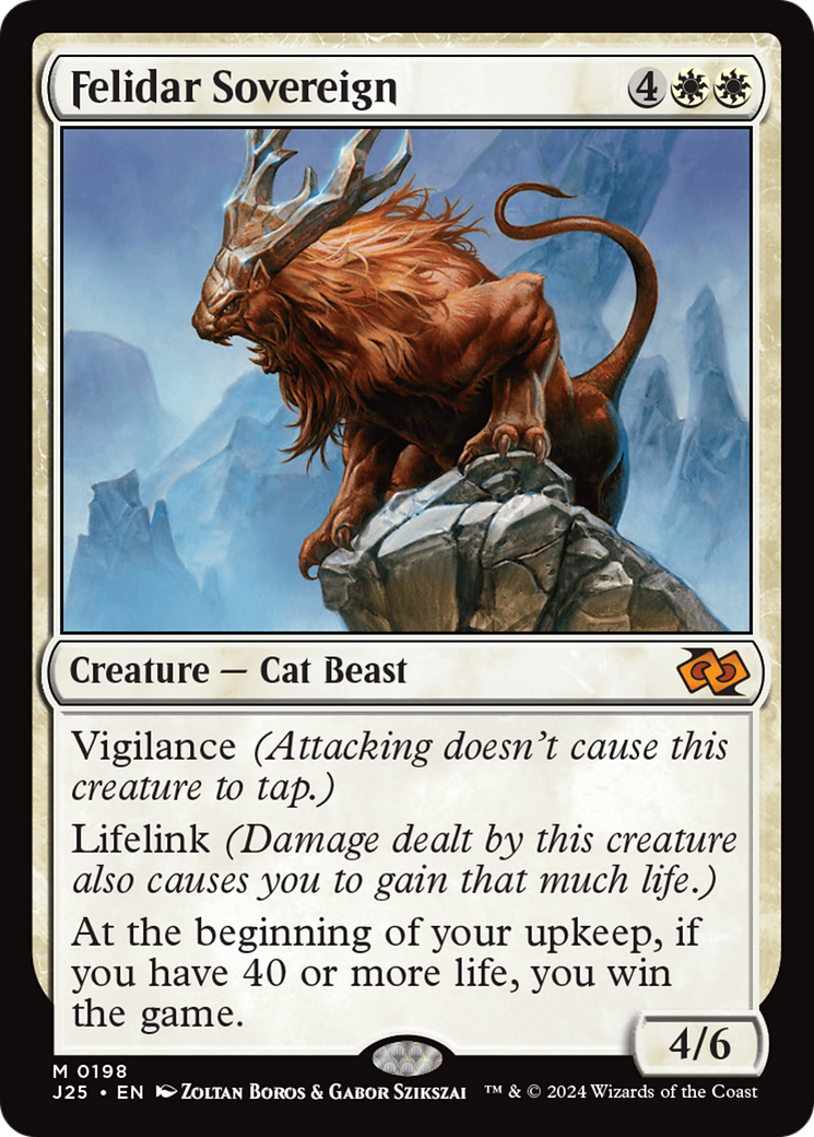 Felidar Sovereign [Foundations Jumpstart] | Tables and Towers