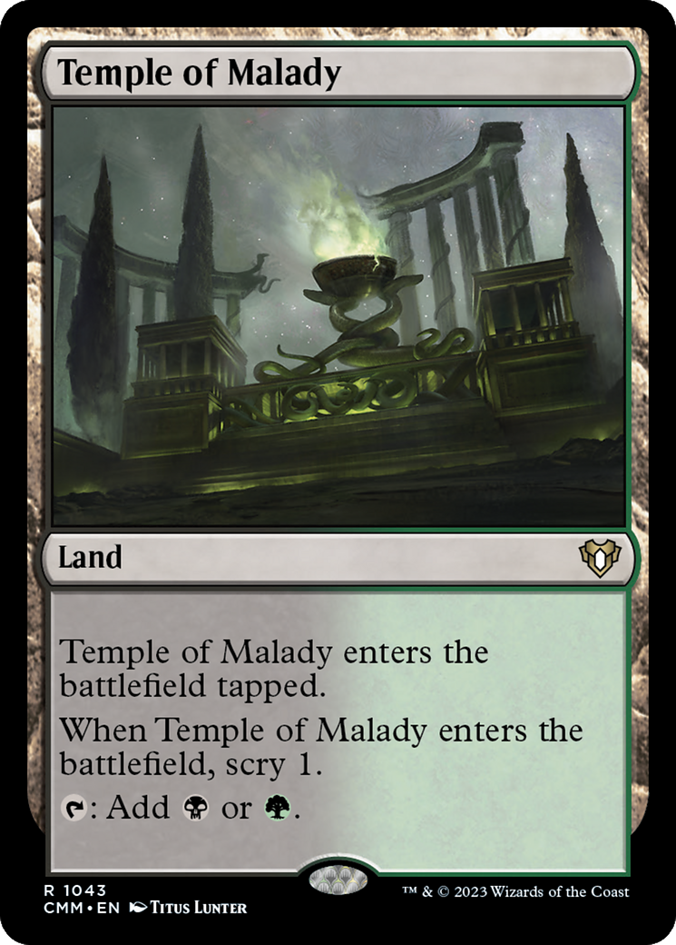 Temple of Malady [Commander Masters] | Tables and Towers