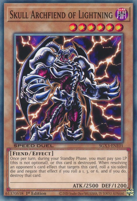 Skull Archfiend of Lightning [SGX3-ENE01] Common | Tables and Towers