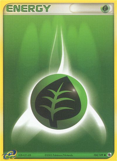 Grass Energy (104/109) [EX: Ruby & Sapphire] | Tables and Towers