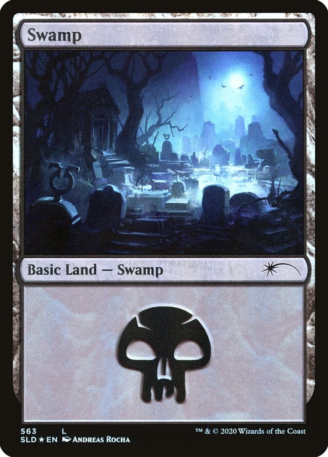 Swamp (Spooky) (563) [Secret Lair Drop Promos] | Tables and Towers