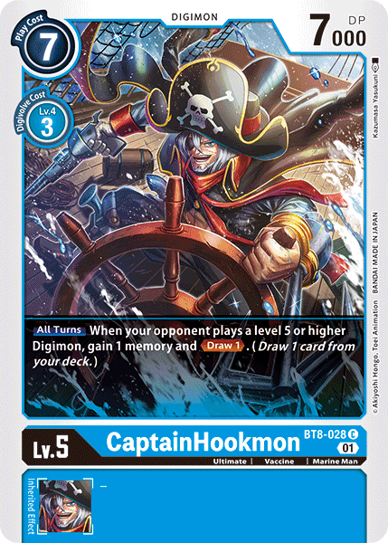 CaptainHookmon [BT8-028] [New Awakening] | Tables and Towers