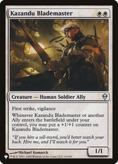 Kazandu Blademaster [The List] | Tables and Towers