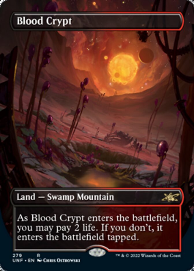 Blood Crypt (Borderless) [Unfinity] | Tables and Towers