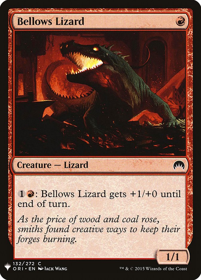 Bellows Lizard [Mystery Booster] | Tables and Towers