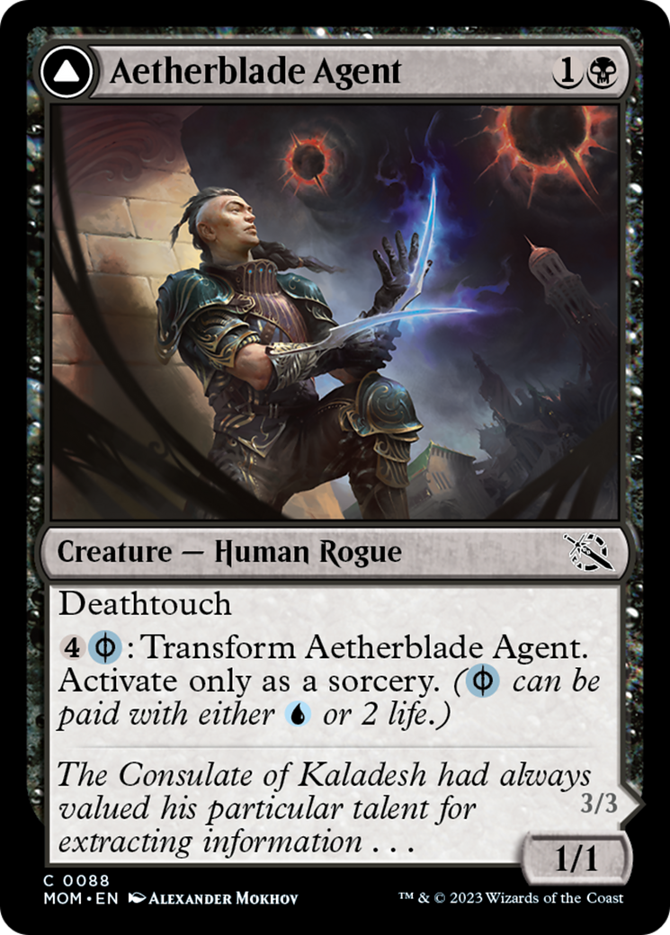 Aetherblade Agent // Gitaxian Mindstinger [March of the Machine] | Tables and Towers