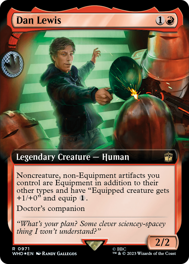 Dan Lewis (Extended Art) (Surge Foil) [Doctor Who] | Tables and Towers