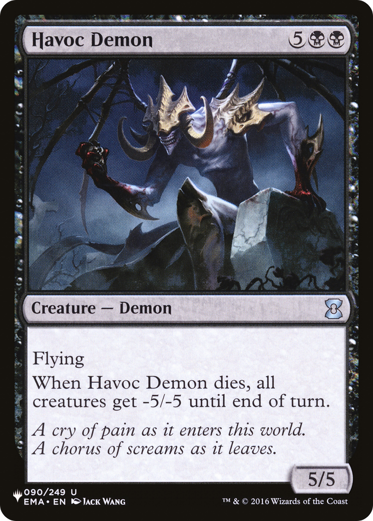 Havoc Demon [The List Reprints] | Tables and Towers