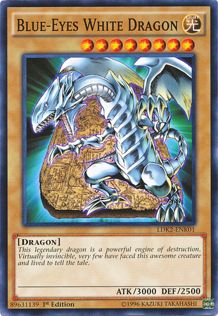 Blue-Eyes White Dragon (Version 4) [LDK2-ENK01] Common | Tables and Towers