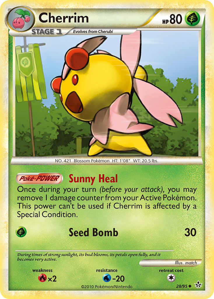 Cherrim (28/95) [HeartGold & SoulSilver: Unleashed] | Tables and Towers