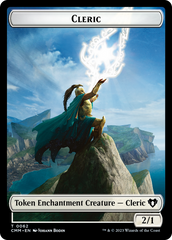 Elf Warrior // Cleric Double-Sided Token [Commander Masters Tokens] | Tables and Towers