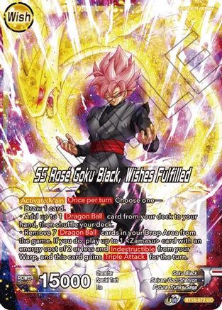 Zamasu // SS Rose Goku Black, Wishes Fulfilled (BT16-072) [Realm of the Gods] | Tables and Towers