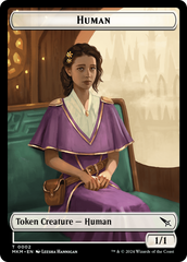 Detective // Human Double-Sided Token [Murders at Karlov Manor Tokens] | Tables and Towers