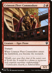 Crimson Fleet Commodore [The List Reprints] | Tables and Towers