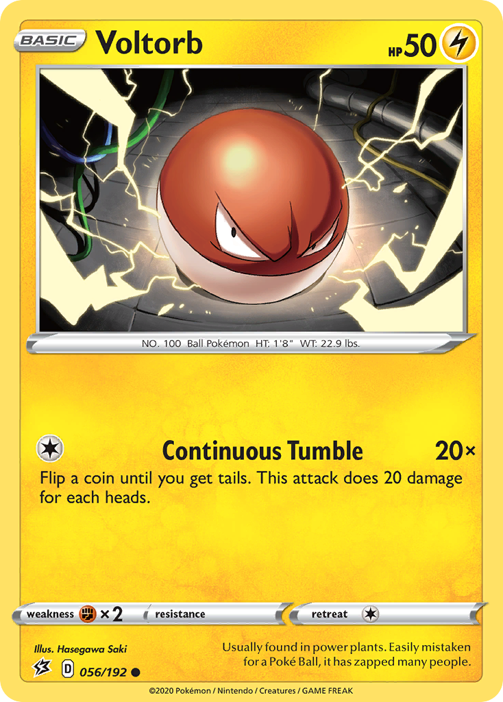 Voltorb (056/192) [Sword & Shield: Rebel Clash] | Tables and Towers