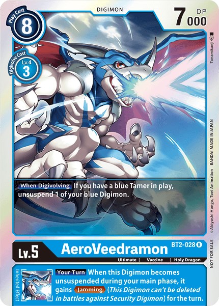 AeroVeedramon [BT2-028] (Battle of Omni Pre-Release) [Release Special Booster Promos] | Tables and Towers