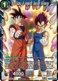 Son Goku & Vegeta, Saiyan Synergy (Unison Warrior Series Tournament Pack Vol.3) (P-276) [Tournament Promotion Cards] | Tables and Towers