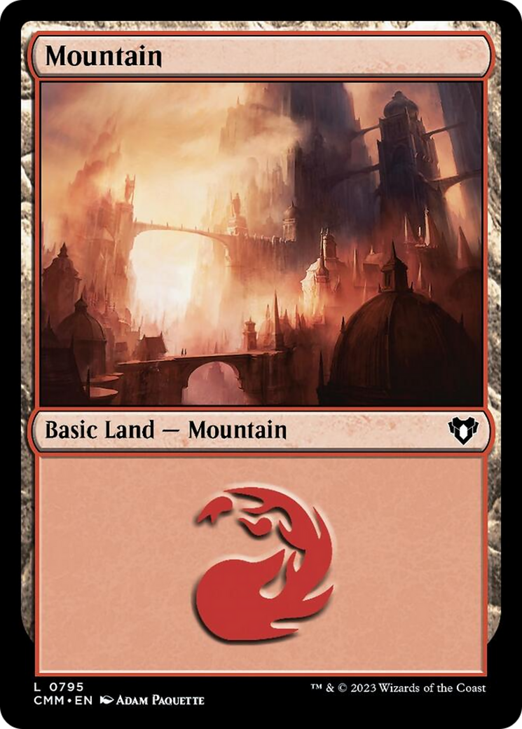 Mountain (795) [Commander Masters] | Tables and Towers