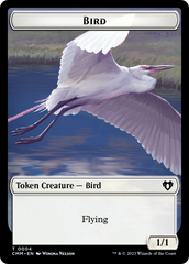 Copy (54) // Bird Double-Sided Token [Commander Masters Tokens] | Tables and Towers