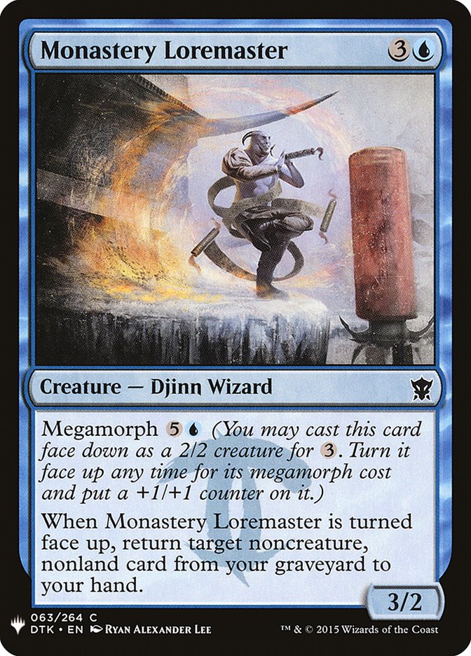 Monastery Loremaster [Mystery Booster] | Tables and Towers