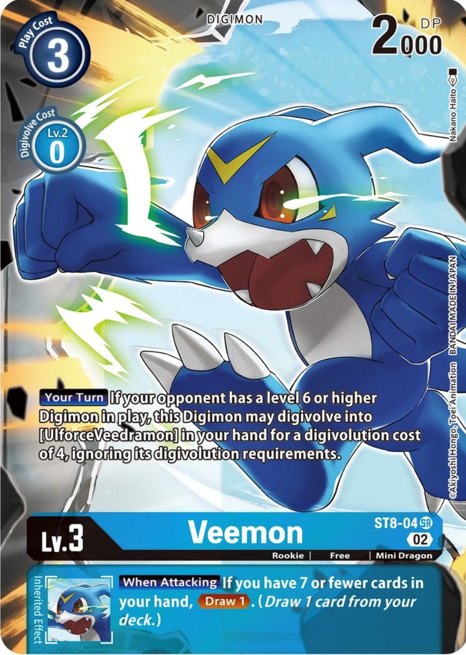 Veemon [ST8-04] (Alternate Art) [Starter Deck: Beelzemon Advanced Deck Set] | Tables and Towers