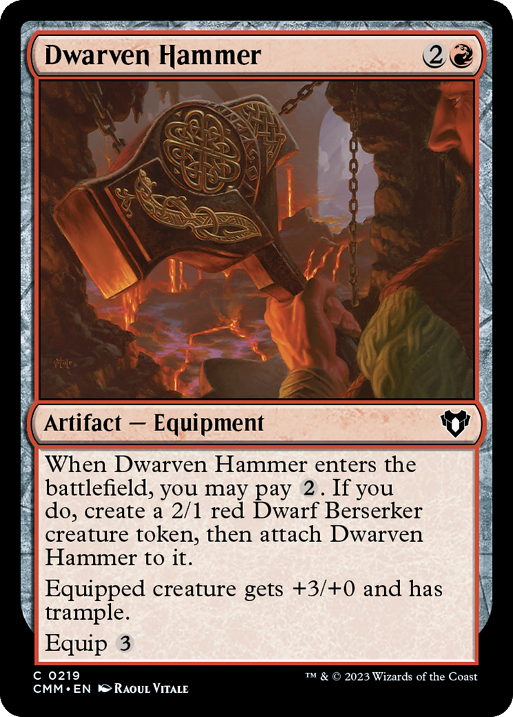 Dwarven Hammer [Commander Masters] | Tables and Towers