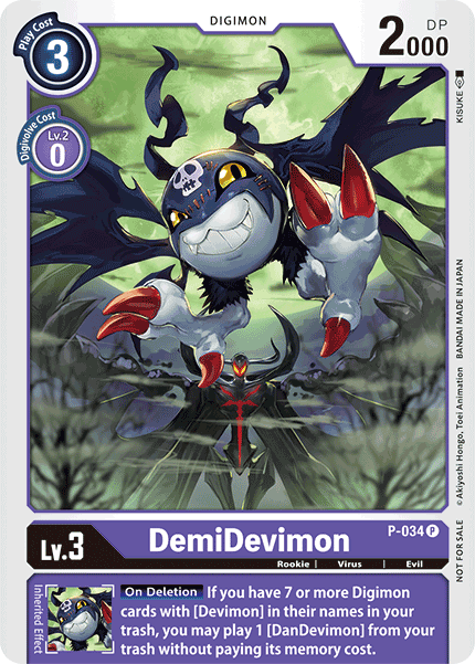 DemiDevimon [P-034] [Promotional Cards] | Tables and Towers