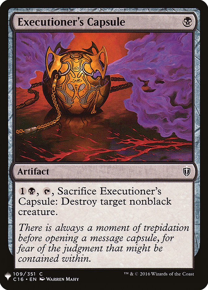 Executioner's Capsule [Mystery Booster] | Tables and Towers