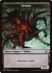 Spider // Icingdeath, Frost Tongue Double-Sided Token [Dungeons & Dragons: Adventures in the Forgotten Realms Tokens] | Tables and Towers