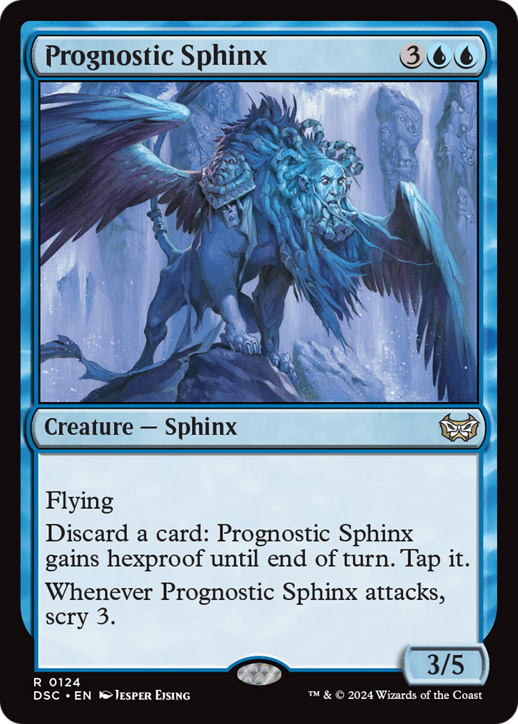 Prognostic Sphinx [Duskmourn: House of Horror Commander] | Tables and Towers