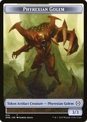 Phyrexian Goblin // Phyrexian Golem Double-Sided Token [Phyrexia: All Will Be One Tokens] | Tables and Towers