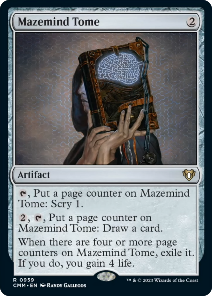 Mazemind Tome [Commander Masters] | Tables and Towers