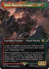 Gimli, Mournful Avenger (Borderless Alternate Art) [The Lord of the Rings: Tales of Middle-Earth] | Tables and Towers