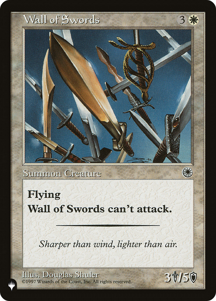 Wall of Swords [The List Reprints] | Tables and Towers