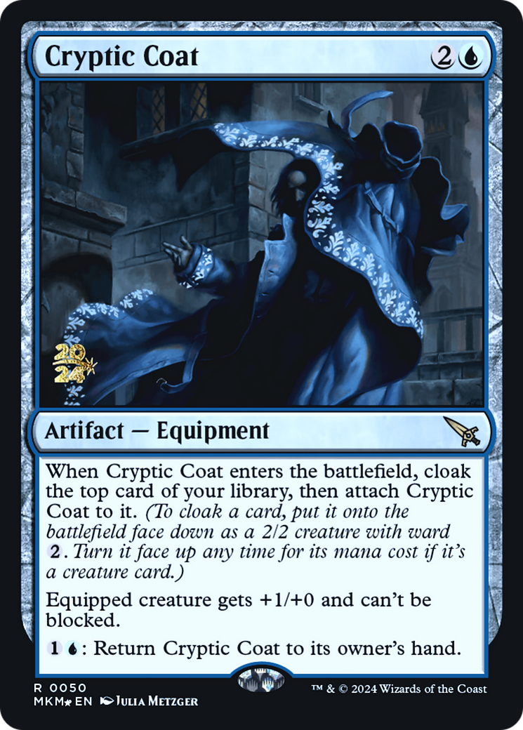 Cryptic Coat [Murders at Karlov Manor Prerelease Promos] | Tables and Towers