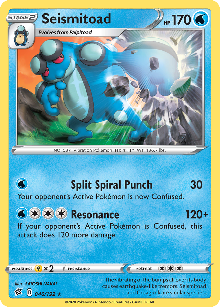 Seismitoad (046/192) [Sword & Shield: Rebel Clash] | Tables and Towers