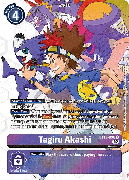 Tagiru Akashi [BT12-096] (Alternate Art) [Across Time] | Tables and Towers