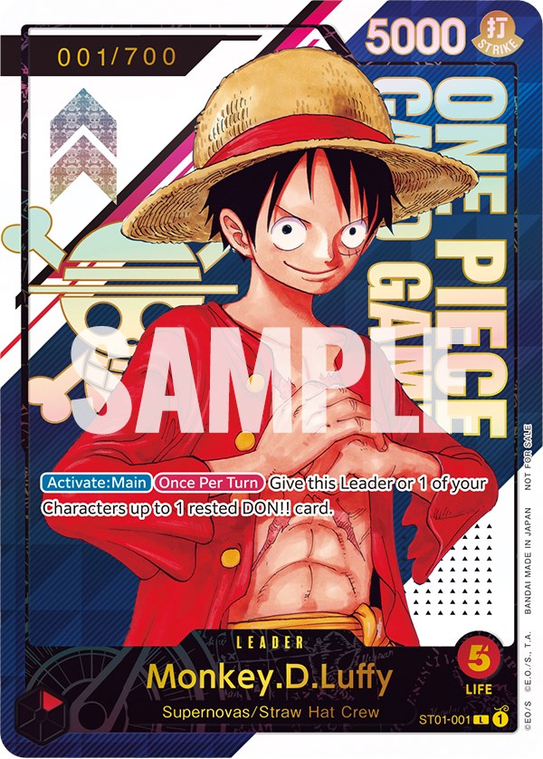 Monkey.D.Luffy (Serial Number) [One Piece Promotion Cards] | Tables and Towers