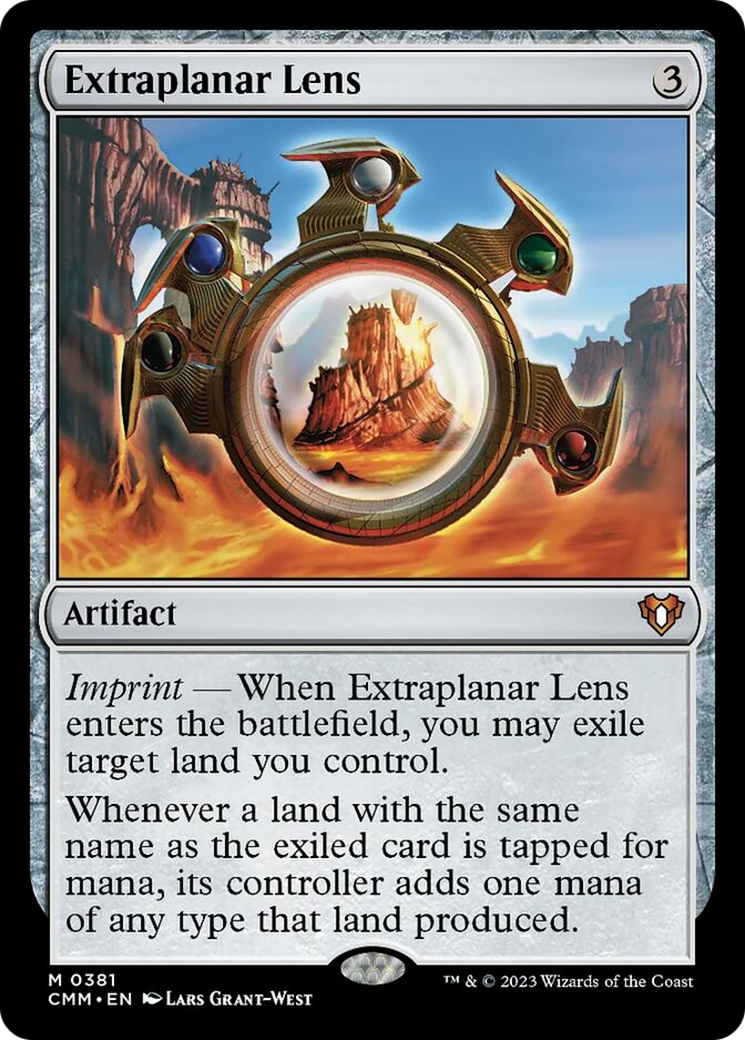 Extraplanar Lens [Commander Masters] | Tables and Towers