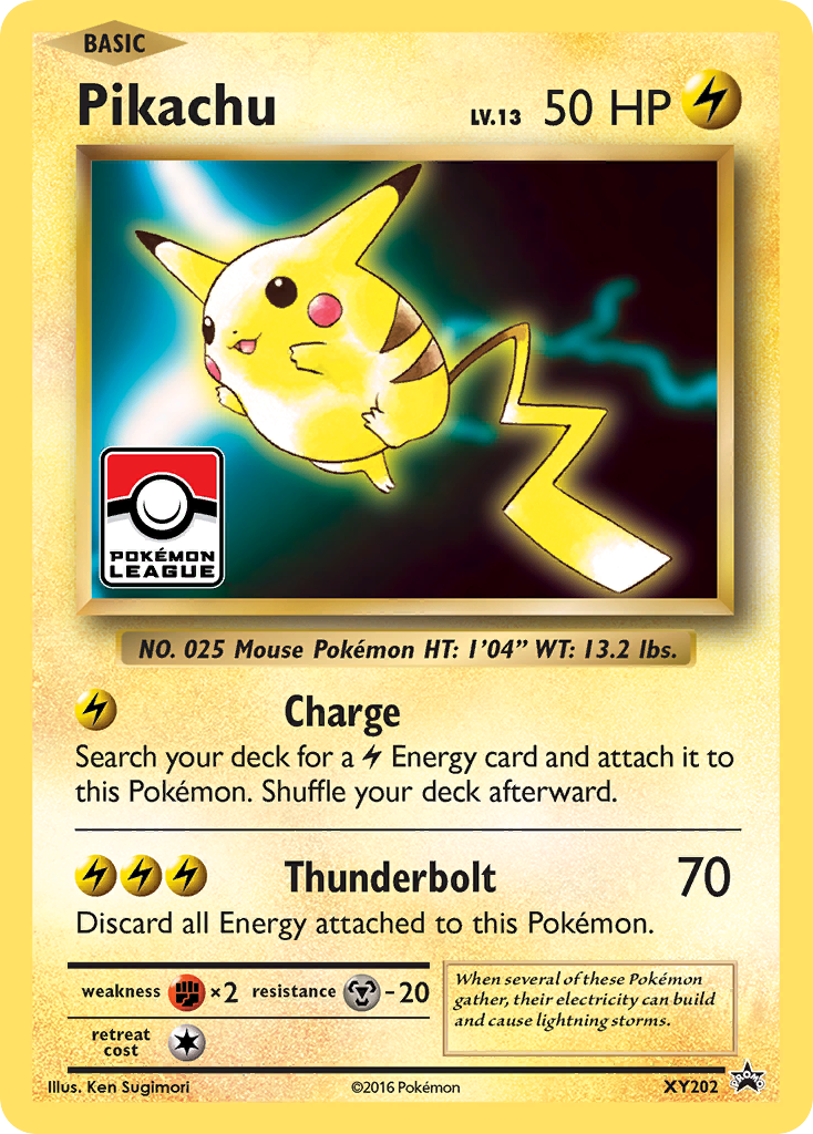 Pikachu (XY202) [XY: Black Star Promos] | Tables and Towers