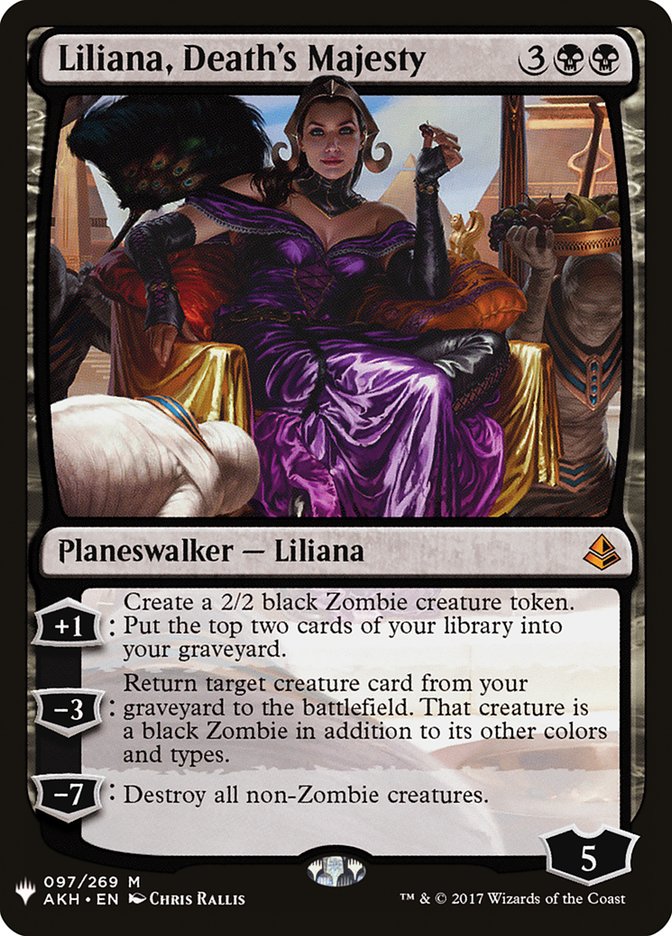 Liliana, Death's Majesty [The List] | Tables and Towers