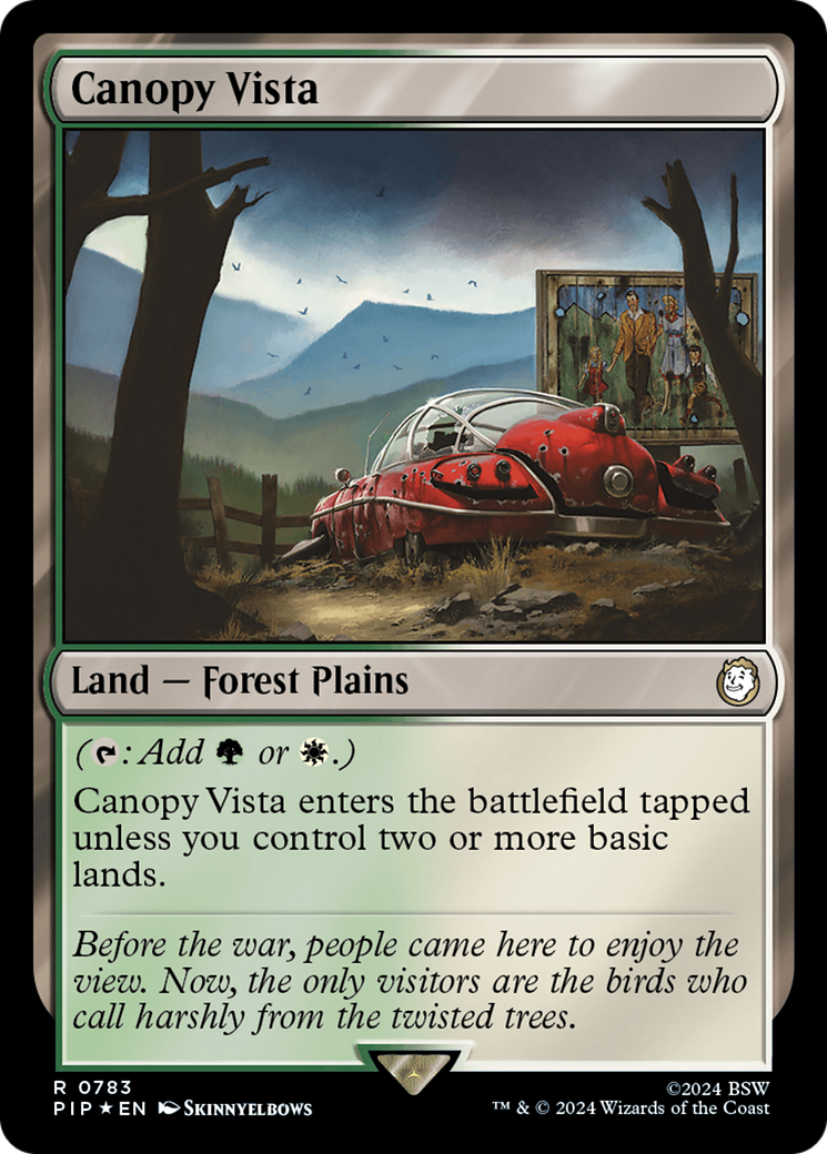 Canopy Vista (Surge Foil) [Fallout] | Tables and Towers